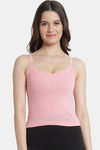 Bleeding Heart Cotton Camisole (Pack of 2) - Pink Black — thumbnail 2